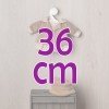 Outfit für Así Puppe 36 cm - Kirsche Kollektion Set für Alex Puppe