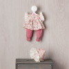 Outfit für Así-Puppe 25 cm - Rosa Blumen-Set für Max-Puppe