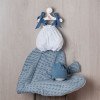 Outfit für Así-Puppe 43 cm - Plumeti Strampler und Blattkissen für Pablo-Puppe