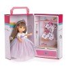 Berjuan Puppe 22 cm - Boutique Puppen - Luci Kommunion mit rosa Tüll
