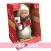 Anne Geddes Puppe 23 cm - Weihnachten - Baby Eisbär