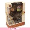 Anne Geddes Puppe 23 cm - Schokoladenbrauner Bär