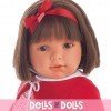 Antonio Juan Puppe 55 cm - Braunes Haar Lula mit Bob-Haarschnitt