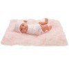 Antonio Juan Puppe 21 cm - Mufly mit rosa Kissen