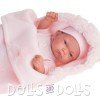 Antonio Juan Puppe 26 cm - Pitu Mädchenpuppe mit Schlafsack