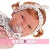 Antonio Juan Puppe 42 cm - Neugeborenes Lea mit Beißring