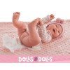 Antonio Juan Puppe 42 cm - Neugeborenes Mia Pee mit Decke