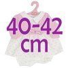Antonio Juan Puppen-Outfit 40-42 cm - Outfit mit rosa Sterndruck und rosa Jacke with