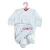Antonio Juan Puppe Outfit 40 - 42 cm - Sweet Reborn Collection - Blauer Pyjama "Cambrass" mit Stiefeletten und Hut