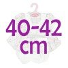 Antonio Juan Puppe Outfit 40-42 cm - Kleid mit Blumendruck und Stirnband