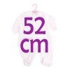 Antonio Juan Puppe Outfit 52 cm - Mi Primer Reborn Collection - Pinguin rosa Pyjama mit Hut