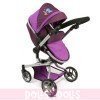 Yolo Kinderwagen 75 cm umwandelbar in Puppenwagen - Bayer Chic 2000 - Lila
