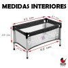 Reisebett für Puppen bis 45 cm - Bayer Chic 2000 - Grün und Marine mit Biene