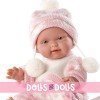 Llorens Puppe 26 cm - Bebita mit rosa Decke