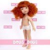 Berjuan Puppe 35 cm - Boutique Puppen - Rothaariges Fashion Girl ohne Kleidung