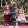 Berjuan Puppe 63 cm - Boutique Puppen - Anne mit rosa Kleid
