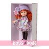 Berjuan Puppe 35 cm - Boutique Puppen - My Girl rothaarig mit Lilienhut