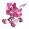Smarty kleiner Kinderwagen 57 cm für Puppen - Bayer Chic 2000 - Dots Pink