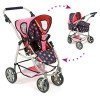 Emotion 2 in 1 Puppenwagen 77 cm - Kombination aus Stuhl und Babywanne - Bayer Chic 2000 - Pink und Navy mit Kreisen 77 cm