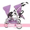 Vario twin Kinderwagen 79 cm für Puppen - Bayer Chic 2000 - Lilac
