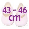 Ergänzungen für Así Puppe 43 bis 46 cm - Rosa Schuhe für María, Pablo, Leo und Limited Series Puppe