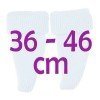 Así Puppe Complements 36 bis 46 cm - Hellblaue Stiefeletten