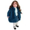 D'Nenes Puppe 52 cm - Paula mit Mantel blau