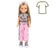 Nancy Puppe Outfit 43 cm - Schleife Fashion Stylish - Mimetizado