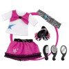 Nancy Puppe Outfit 43 cm - Nancy Einkaufstasche - Krawattenhemd