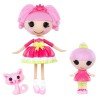 Lalaloopsy Puppe 7,5 cm und 4 cm - Mini Lalaloopsy Littles - Schmuck und Juwel Schwestern