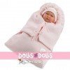 Llorens Puppe 42 cm - Lala mit rosa Schlafsackwechsler