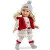 Llorens Puppe 40 cm - Martina blond mit roter Weste