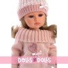 Llorens Puppe 37 cm - Daniela mit rosa Winteroutfit