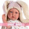 Llorens Puppe 42 cm - Newborn Crying Mimi mit Kissen