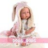 Llorens Puppe 42 cm - Newborn Crying Mimi mit Kissen
