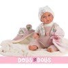 Llorens Puppe 42 cm - Newborn Crying Mimi mit Ohrendecke