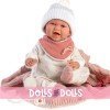 Llorens Puppe 42 cm - Neugeborenes Mimi Smiles mit Decke