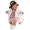 Llorens Puppe 42 cm - Pippa mit rosa Mantel