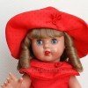 Mariquita Pérez - Besonderes blondes rotes Kleid zum 75. Jubiläum