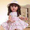 Mariquita Pérez Puppe 50 cm - Mit kastanienbraunem Kleid
