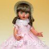Mariquita Pérez Puppe 50 cm - Organdy Weiß / Pink
