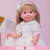 Miel de Abeja Puppe 45 cm - Carolina Kommunion mit beigem Organdie