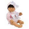 Así Puppe 36 cm - Chinín mit weißem Strampler mit rosa Jacke