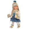 Llorens Puppe 40 cm - Tina blond mit blauem Kleid
