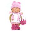 Nines d'Onil Puppe 30 cm - Mia blond mit rosa und weißem Winterset