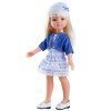 Paola Reina Puppe 32 cm - Las Amigas - Manica mit blauem Kleid mit Hut