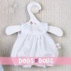 Outfit für Así-Puppe 20 cm - Weißer Strampler und blaue Sternendecke für Bomboncín-Puppe