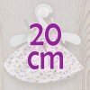 Outfit für Así-Puppe 20 cm - Bedrucktes Kleid mit grünen Schleifen für Tom-Puppe