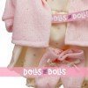 Kleidung für Llorens-Puppen 38 cm - Kleid mit Sternendruck und rosa Jacke