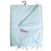 Zubehör für Antonio Juan 40 - 52 cm Puppe - Blaue Decke mit Kapuze
